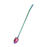 Maxbell Shovel Scoop Tableware Iced Tea Spoon Mini Spoons for Desserts for Tea Straight Tip Shovel