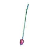 Maxbell Shovel Scoop Tableware Iced Tea Spoon Mini Spoons for Desserts for Tea Straight Tip Shovel