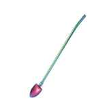 Maxbell Shovel Scoop Tableware Iced Tea Spoon Mini Spoons for Desserts for Tea Straight Tip Shovel