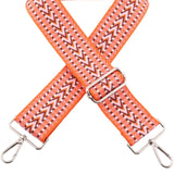 Maxbell Wide Shoulder Strap Replacement Belts Adjustable Wallet Bag Repair Orange