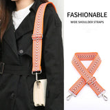 Maxbell Wide Shoulder Strap Replacement Belts Adjustable Wallet Bag Repair Orange