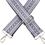 Maxbell Wide Shoulder Strap Replacement Belts Adjustable Wallet Bag Repair Purple