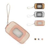 Maxbell Portable Wet Wipes Bag Dispenser Lightweight Container Reusable Holder Pink