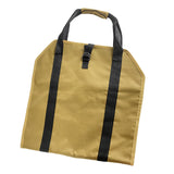 Maxbell Log Carrier Tote Carrying Rack Woodpile Firewood Carrier for Indoor BBQ khaki