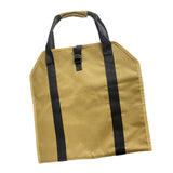 Maxbell Log Carrier Tote Carrying Rack Woodpile Firewood Carrier for Indoor BBQ khaki