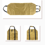 Maxbell Log Carrier Tote Carrying Rack Woodpile Firewood Carrier for Indoor BBQ khaki