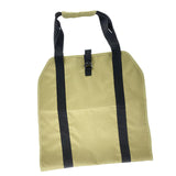Maxbell Log Carrier Tote Carrying Rack Woodpile Firewood Carrier for Indoor BBQ light khaki