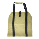 Maxbell Log Carrier Tote Carrying Rack Woodpile Firewood Carrier for Indoor BBQ light khaki