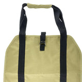 Maxbell Log Carrier Tote Carrying Rack Woodpile Firewood Carrier for Indoor BBQ light khaki