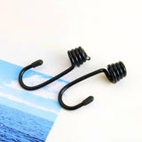 Maxbell 10Pcs Heavy Duty Shock Cord Hooks for Resistance Bands Kayaks Medium