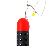 Maxbell Fishing Bait Thrower Tackle bait feeders Holder Long Distance Casting Red
