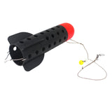 Maxbell Fishing Bait Thrower Tackle bait feeders Holder Long Distance Casting Red