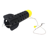 Maxbell Fishing Bait Thrower Tackle bait feeders Holder Long Distance Casting Yellow