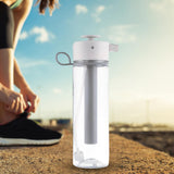 Maxbell Sports Water Cup High Capacity Handwashing Spray Bottle for Gym Fitness White