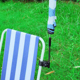 Maxbell Foldable Beach Umbrella Adjustable Clamp Clip for Chair Camping Strollers