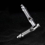 Maxbell Emergency Whistle Stainless Steel High Decibel Survival Whistle for Hiking