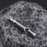 Maxbell Emergency Whistle Stainless Steel High Decibel Survival Whistle for Hiking