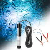 Maxbell Submersible Fishing Light 5M Cord 12V for Saltwater Freshwater Fishing Blue Light