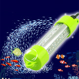 Maxbell High Power Underwater Fishing Light Waterproof Fish Lure Bait Lamp green