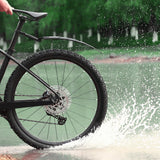 Maxbell Bicycle Fenders Front and Rear Set Foldable Portable for Mountain Bike Black