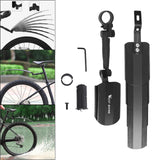 Maxbell Bicycle Fenders Front and Rear Set Foldable Portable for Mountain Bike Black