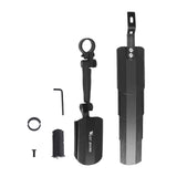Maxbell Bicycle Fenders Front and Rear Set Foldable Portable for Mountain Bike Black
