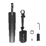 Maxbell Bicycle Fenders Front and Rear Set Foldable Portable for Mountain Bike Black