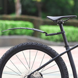 Maxbell Bicycle Fenders Front and Rear Set Foldable Portable for Mountain Bike Black