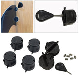 Maxbell 6x Surfboard Leash Plug, Surfing Board Leash Plugs Box and Fin Key