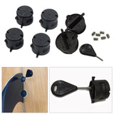 Maxbell 6x Surfboard Leash Plug, Surfing Board Leash Plugs Box and Fin Key