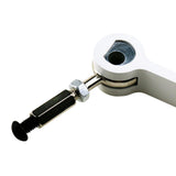 Maxbell Stainless steel Scooter Accessories Locking Replacement for Scooter White