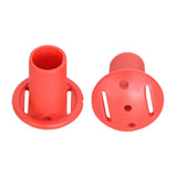 Maxbell 5x Trekking Tip Protectors for Mountain Climbing Walking Canes Accessories red