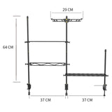 Maxbell Camping Lantern Stand Lamp Post Organizer Table Shelf for Traveling Outdoor