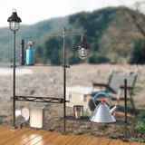 Maxbell Camping Lantern Stand Lamp Post Organizer Table Shelf for Traveling Outdoor