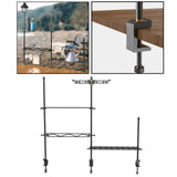 Maxbell Camping Lantern Stand Lamp Post Organizer Table Shelf for Traveling Outdoor