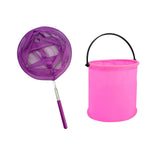 Maxbell Colorful Children's Fishing Net Extendable Retractable for Caterpillar