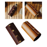 Maxbell Portable Gas Canister Cover Gas Cylinder Tank Cover for Camping Cooking Red Brown