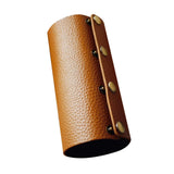 Maxbell Portable Gas Canister Cover Gas Cylinder Tank Cover for Camping Cooking Light Brown