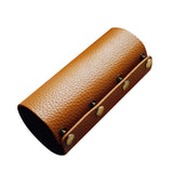 Maxbell Portable Gas Canister Cover Gas Cylinder Tank Cover for Camping Cooking Light Brown