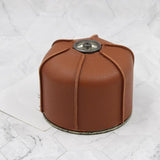 Maxbell PU Gas Canister Cover Gas Cylinder Tank Cover for Outdoor Camping Travel  8cmx10.8cm