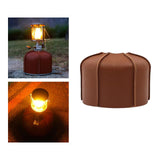 Maxbell PU Gas Canister Cover Gas Cylinder Tank Cover for Outdoor Camping Travel  8cmx10.8cm