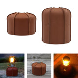 Maxbell PU Gas Canister Cover Gas Cylinder Tank Cover for Outdoor Camping Travel  8cmx10.8cm
