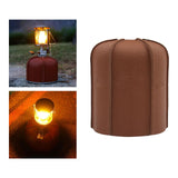 Maxbell PU Gas Canister Cover Gas Cylinder Tank Cover for Outdoor Camping Travel 14.5cmx11.5cm