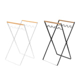 Maxbell Collapsible Trash Can Stand Support Garbage Bag Holder for Picnic Black