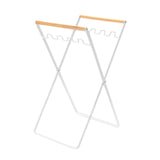 Maxbell Collapsible Trash Can Stand Support Garbage Bag Holder for Picnic White