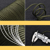 Maxbell Paracord 550 Parachute Cord Awning Gazebo Backpacking Fishing Cord Hammock Green