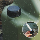Maxbell Water Container Easy Cleaning Canister Water Tank for Barbecue Camping Green 10L