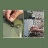 Maxbell Water Container Easy Cleaning Canister Water Tank for Barbecue Camping Green 10L