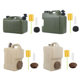 Maxbell Water Container Easy Cleaning Canister Water Tank for Barbecue Camping Green 10L