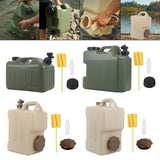 Maxbell Water Container Easy Cleaning Canister Water Tank for Barbecue Camping Green 10L